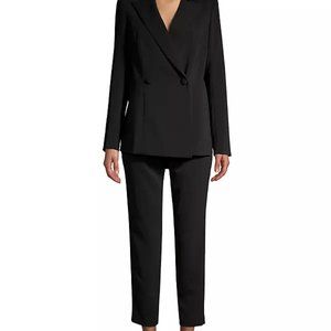 Jay Godfrey Conway Tuxedo Jumpsuit In Black Long Sleeve Size 6 NWT